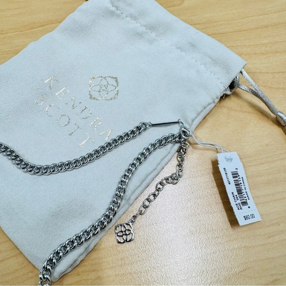 NWT Kendra Scott Ace Chain Necklace - Picture 3 of 3